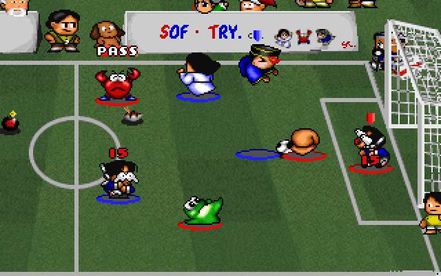 Super Action Ball screenshot on the grass field