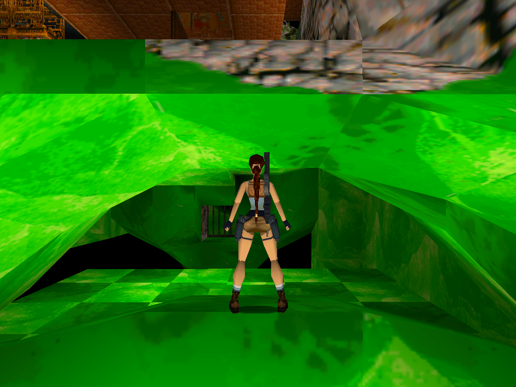 Tomb Raider 2 floating islands screenshot Tomb Raider 2 floating islands screenshot