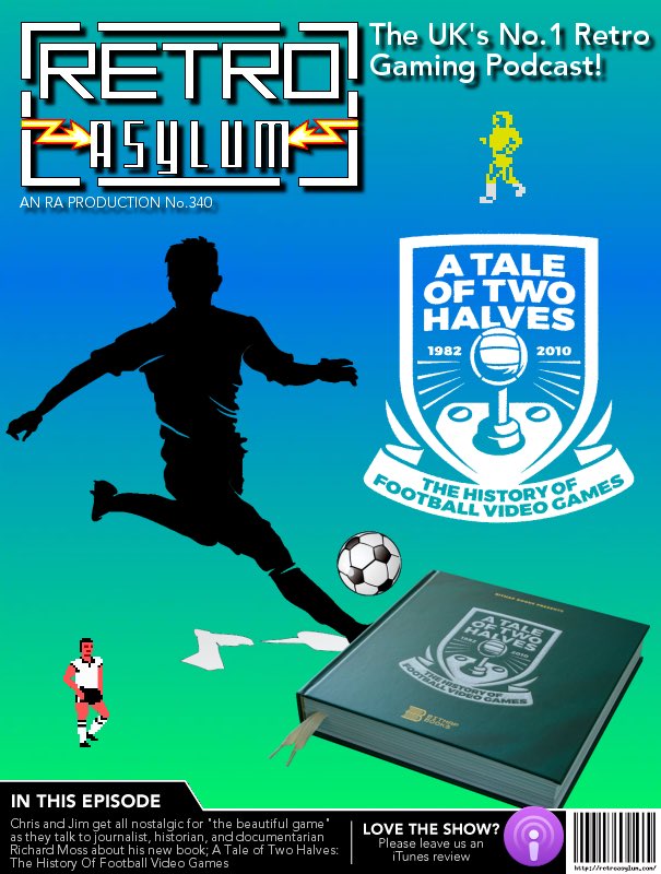 Retro Asylum podcast cover art for an episode about the book A Tale of Two Halves.