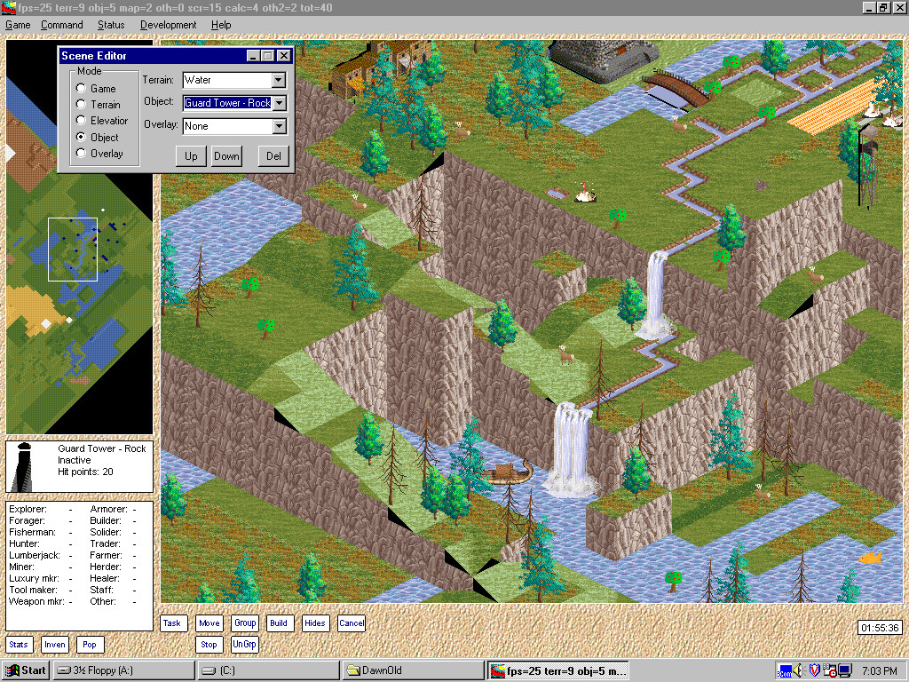 Moving a little further along in the timeline, here's an improved build with the original UI and graphics. (Provided by Matt Pritchard)